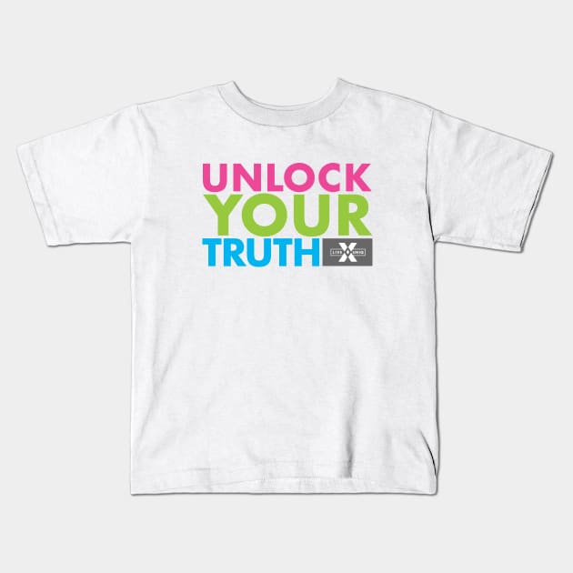 Unlock Your Truth in color Kids T-Shirt by LIVEUNIQ